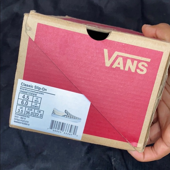 Vans slip-on checkerboard skate shoes - Picture 5 of 5